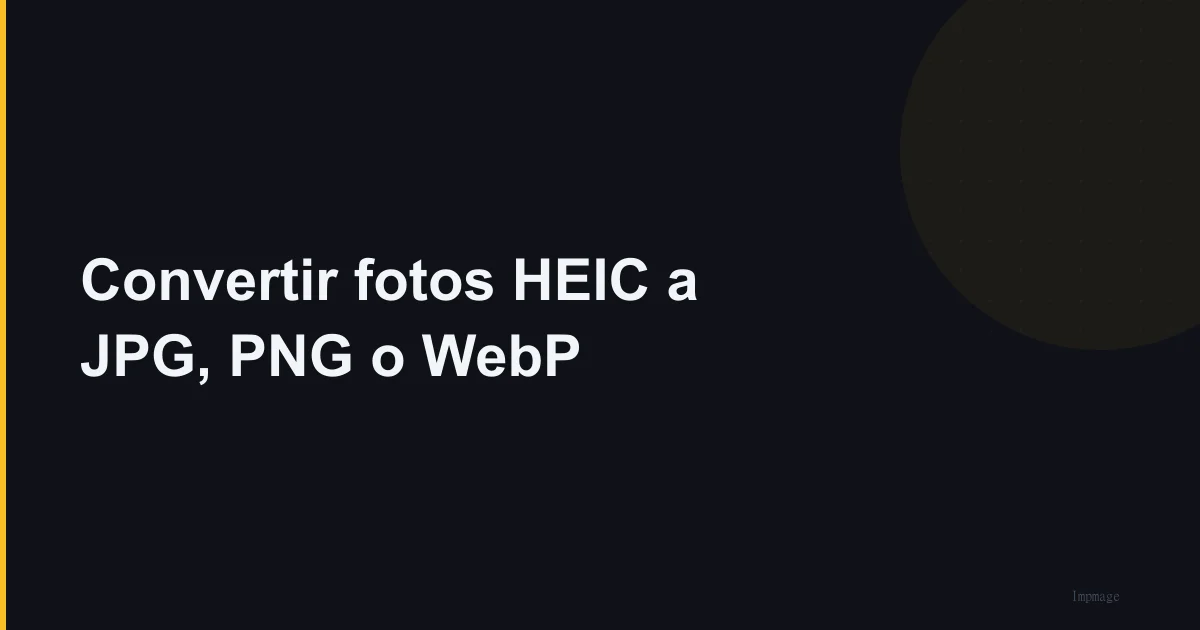Foto HEIC tomada en iPhone convertida a JPG en el navegador